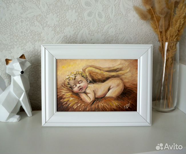 Картина маслом Ангел. Под заказ