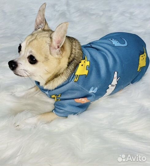 Толстовка для собак утепленная