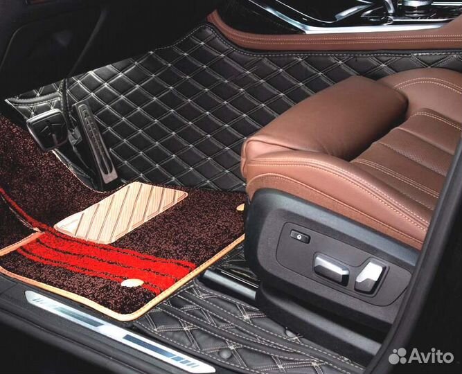 3D Коврики Range Rover Салон Багажник из Экокожи