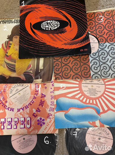 Виниловые пластинки СССР