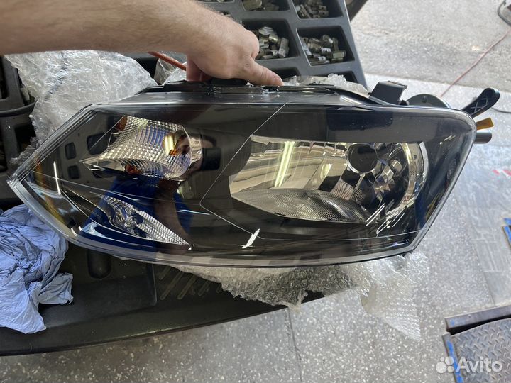 Фара левая vw polo