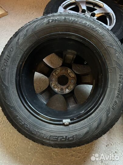 Литые диски R14 на ваз с резиной