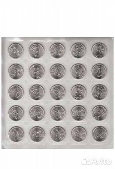 Монеты 25 р Сочи, Талисманы