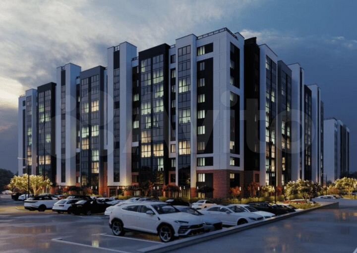 2-к. квартира, 66 м², 6/10 эт.