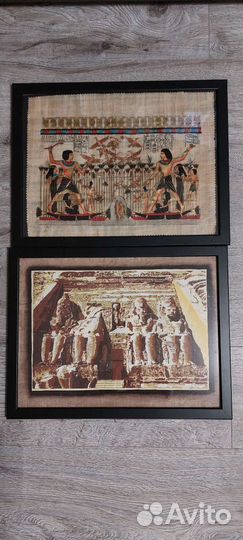 Папирус картины натуральные из Египта