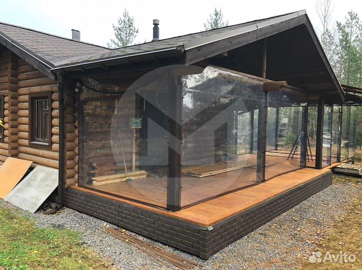 Окна жидкие на веранду пвх