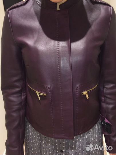 Куртка кожаная женская