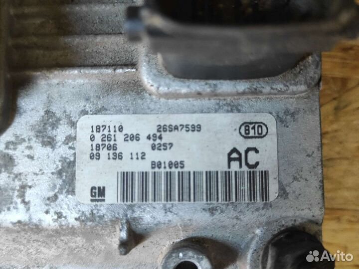 Блок управления двигателем 09136112 V.B 2.6