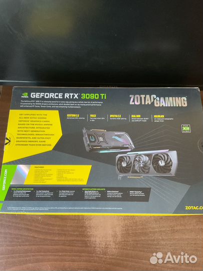 Rtx 3090ti Zotac amp extrime holo Новая