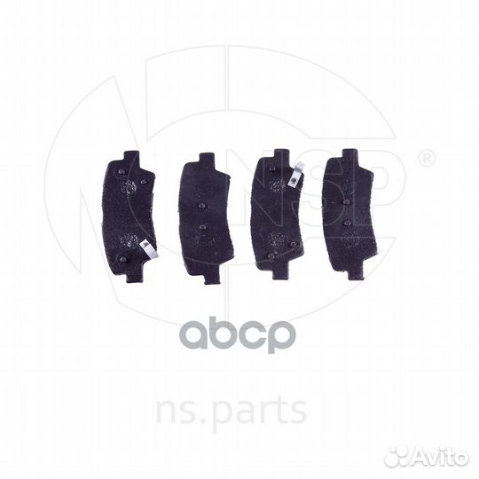 Колодки тормозные задние hyundai solaris 10