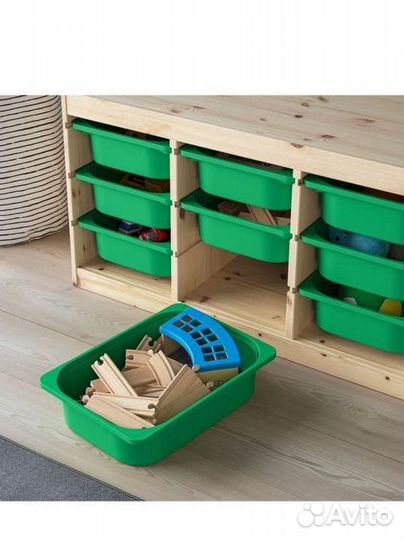 Контейнер зелёный trofast IKEA