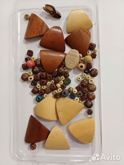 Набор деревянных бусин для творчества