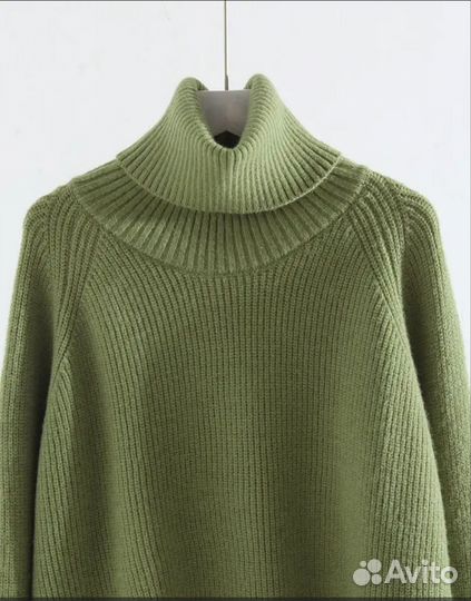 Свитер женский оверсайз с горлом