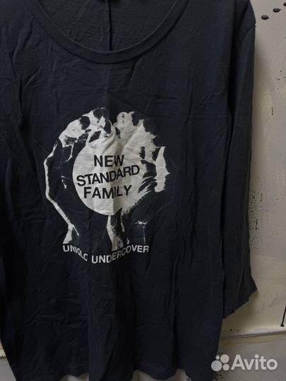 Лонгслив Undercover rare Black Logo 3/4 Оригинал