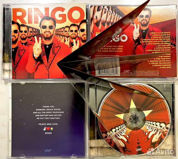 Музыкальные CD диски Ringo Starr - Rewind Forward