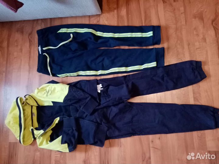 Спортивный костюм +спортивные штаны 140