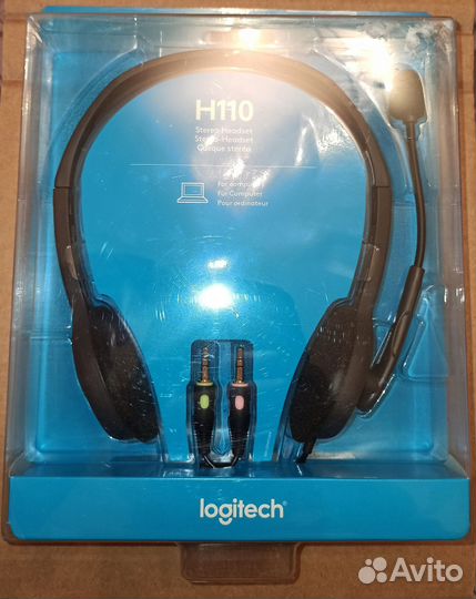 Гарнитура Logitech H110 Black