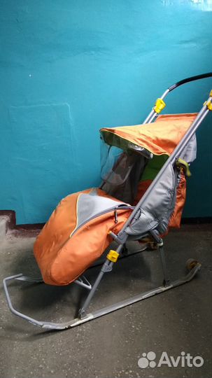 Санки-коляска