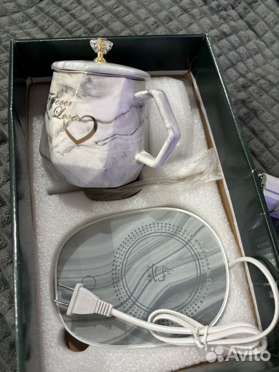 Подарочный набор кружка с подогревом