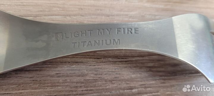 Титановая ложка-вилка light MY fire titanium