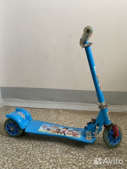 Самокат детский трехколесный бу