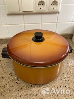 Новая кастрюля на 4 литра, с антипригарная, СССР