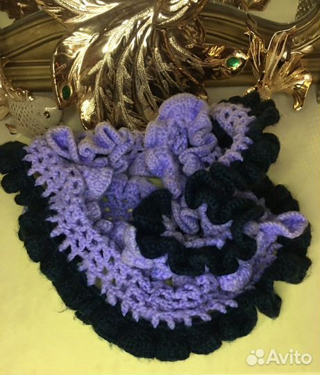 Шарф вязанный