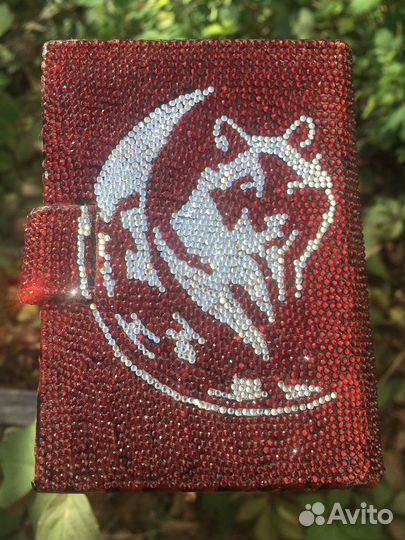 Визитница со стразами 