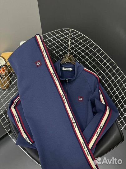 Спортивный костюм с лампасами Miu Miu (хитовый)