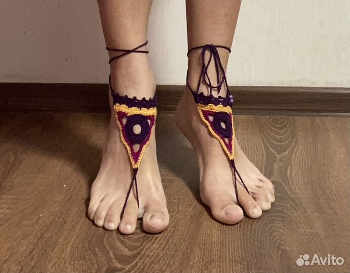Пляжные украшения «сандали»