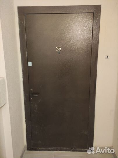 Дверь входная металлическая от застройщика