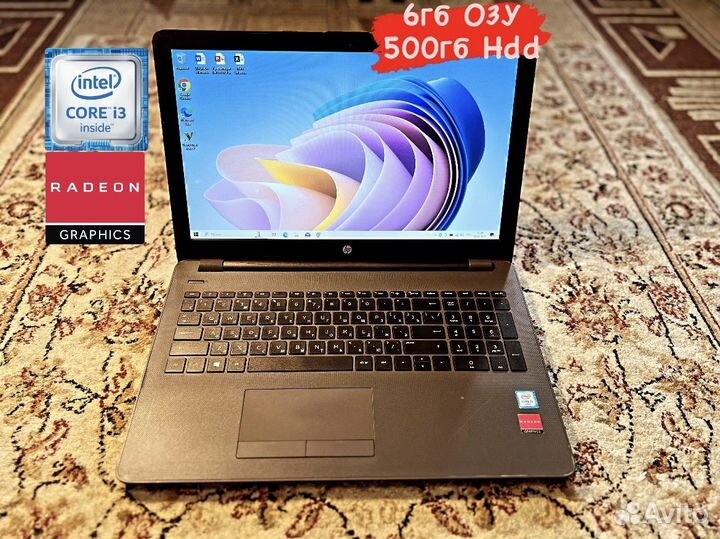Игровой Ноутбук HP i3-6006u/6гб/R 520 2гб