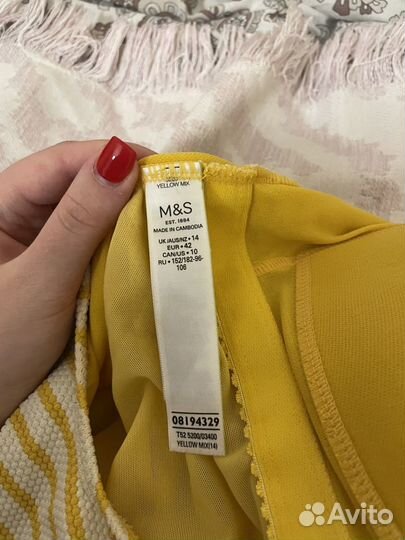 Купальник слитный marks&spencer