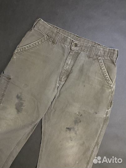 Штаны Carhartt distressed 34x30