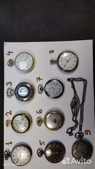 Карманные часы кварц