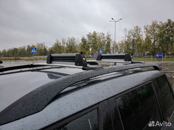 Крепления для перевозки 3-х пар лыж amos серебро