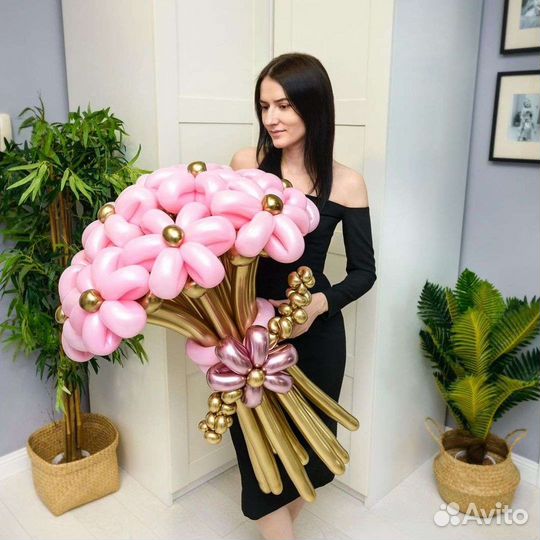 Цветы из шаров