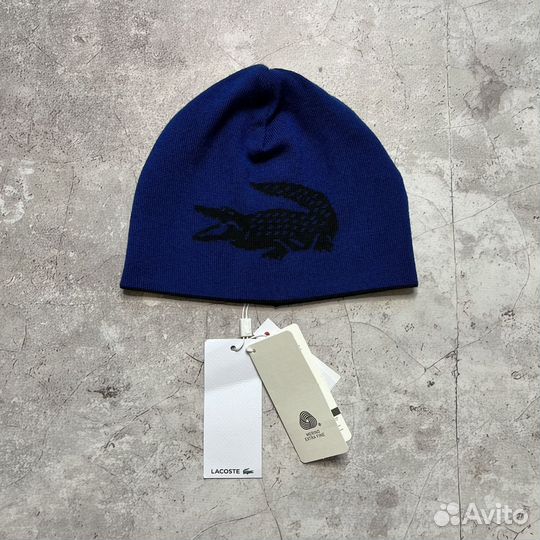 Шапка Lacoste merino wool оригинал