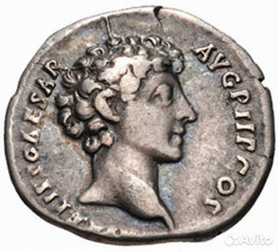 Денарий denarius Пия и Аврелия