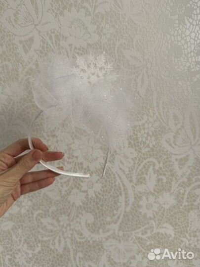 Платье снежинка для девочки 98-104