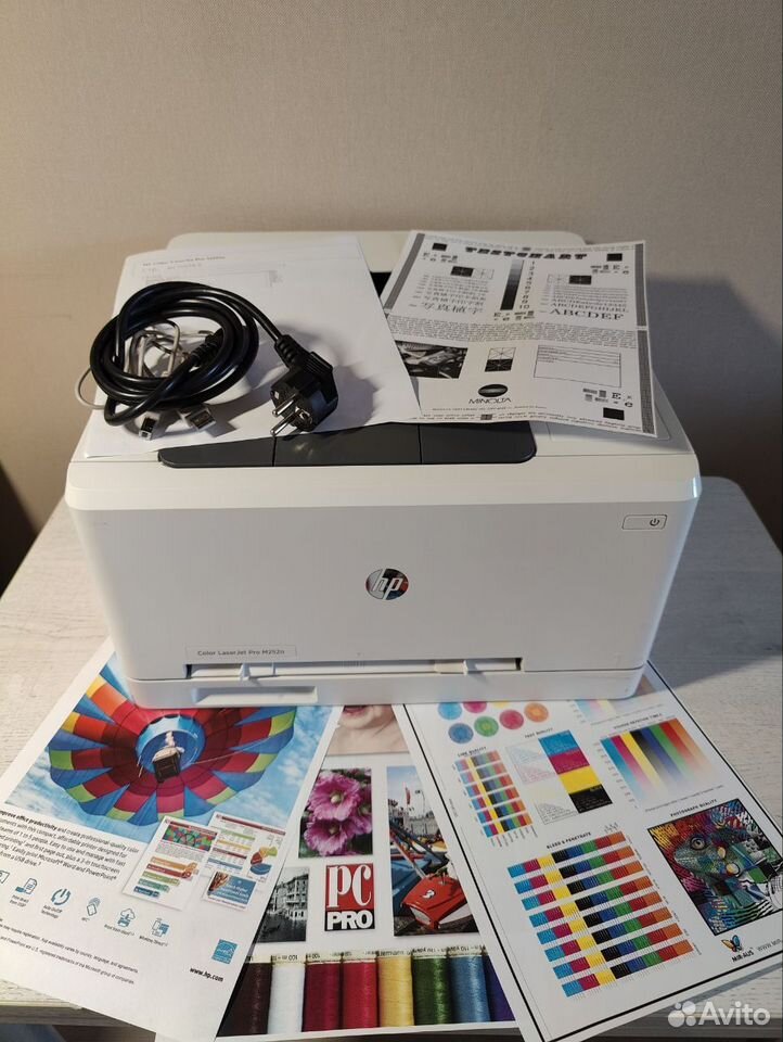Цветной принтер HP Color LaserJet Pro M252n купить в Москве по низкой ...