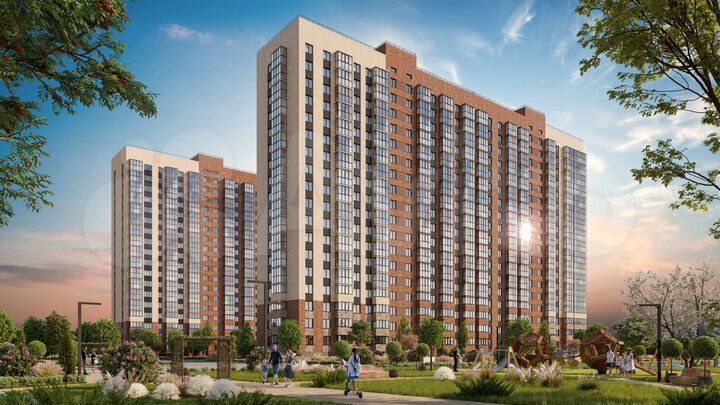 1-к. квартира, 33,3 м², 1/18 эт.