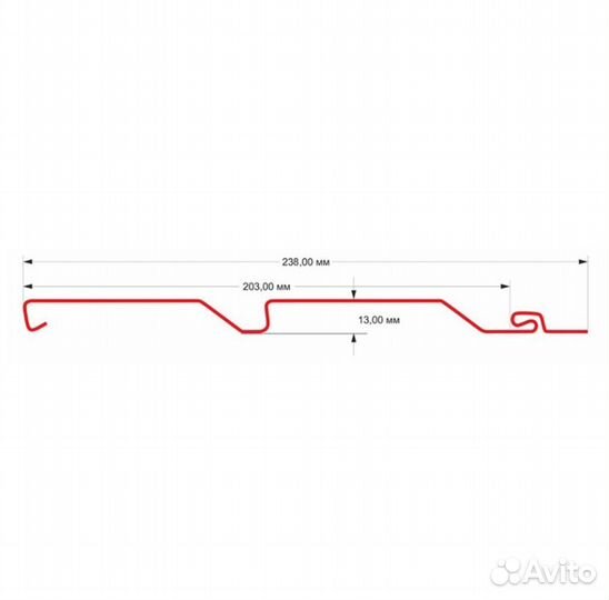 Сайдинг виниловый Технониколь Вереск 3000х203 мм
