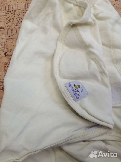 Пелёнки кокон на молнии, слюнявчики, постель