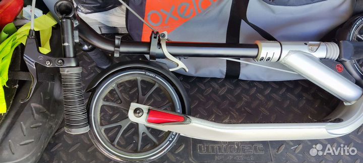 Самокат Oxelo town 9 EF Titane с чехлом