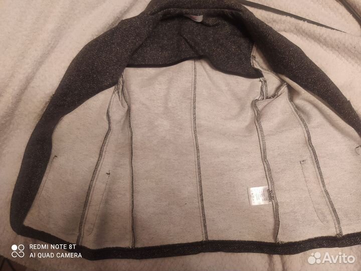 Пиджак серый 134 для мальчика