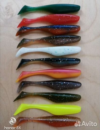 Силиконовые приманки ручной работы