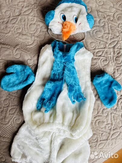 Костюм снеговика детский