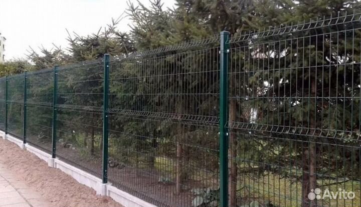 Забор из 3D сетки профессионально качественно