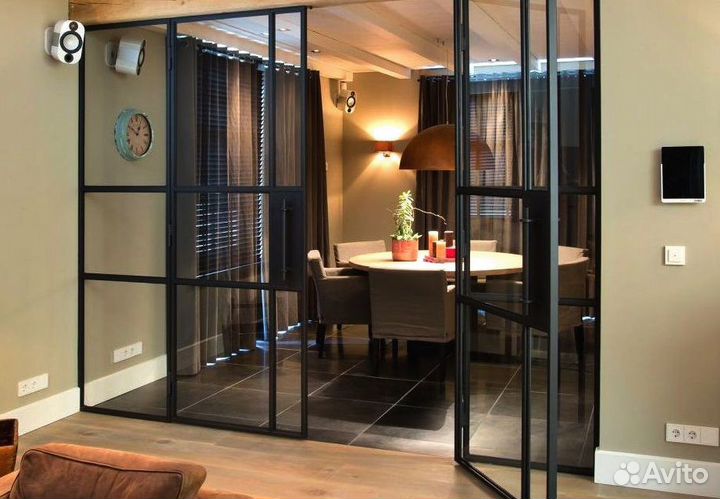 Перегородка стекло